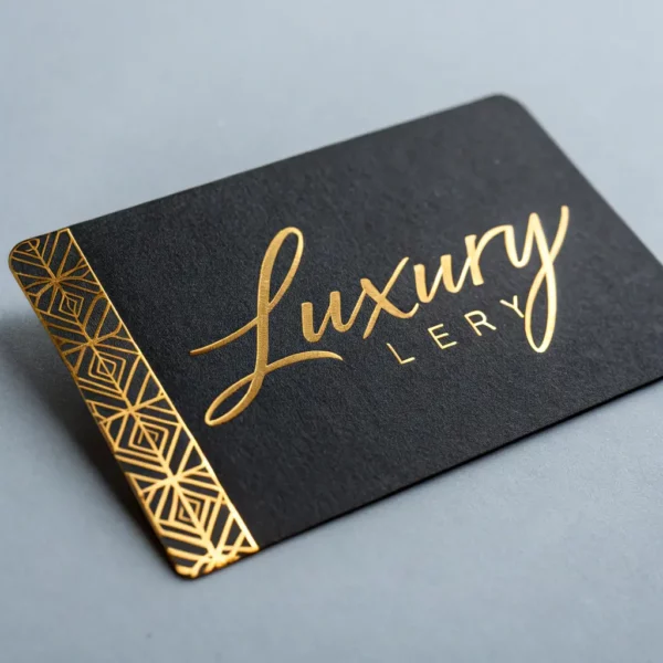 Luxury Foil Stamped Card